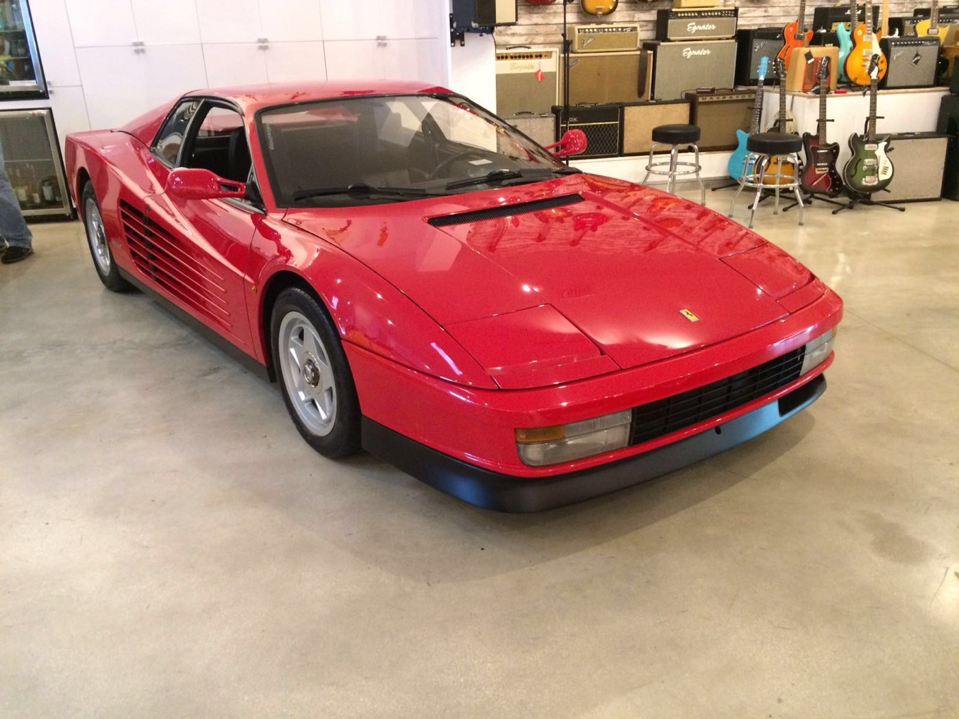 Red Ferrari Testarossa