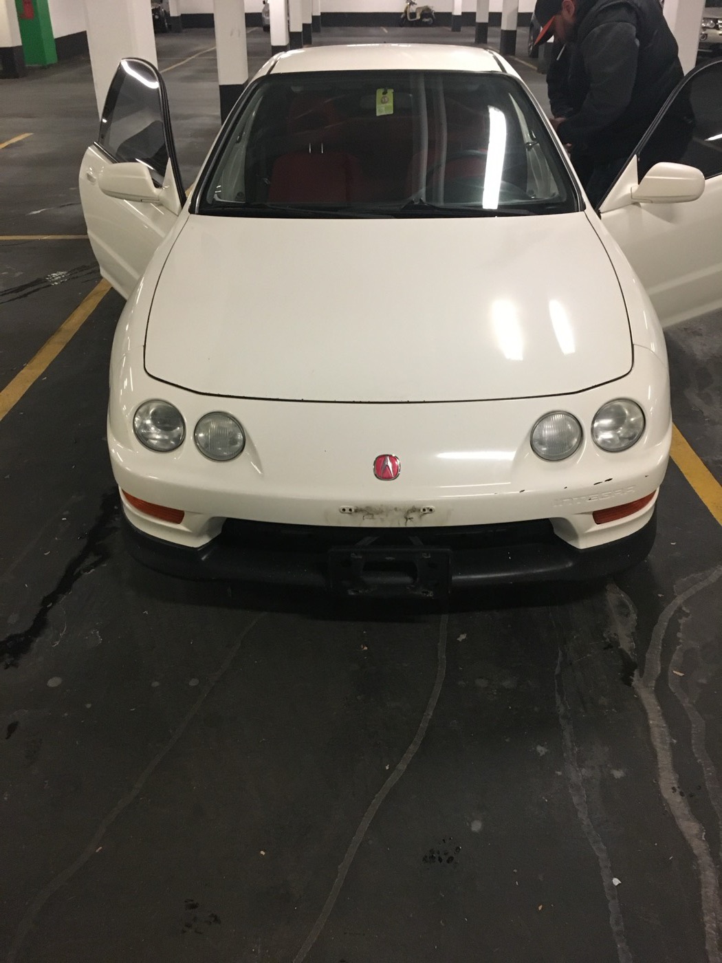 Championship White 2001 Acura Integra Type R, front view